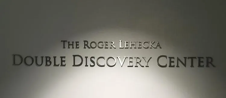 Roger Lehecka Double Discovery Center Nameplate