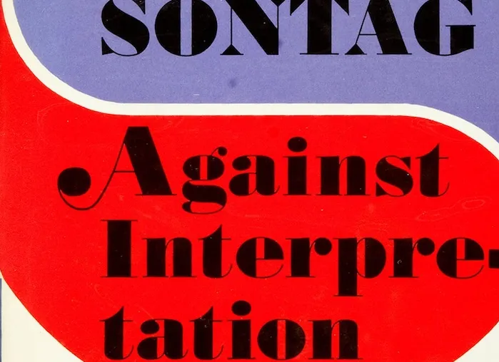 Cover of Susan Sontag's Against Interpretation