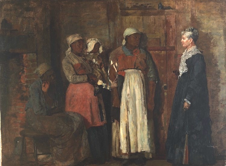 Winslow Homer, "A Visit from the Old Mistress"